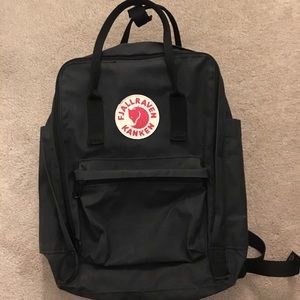 Fjallraven Kanken Black 13 inch laptop backpack